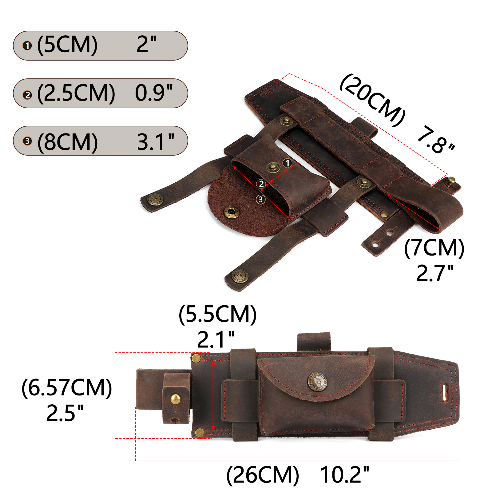 Tourbon Camping Leather thKnif - Bushcraft Knife Fixed บทวิจารณ์และราคา