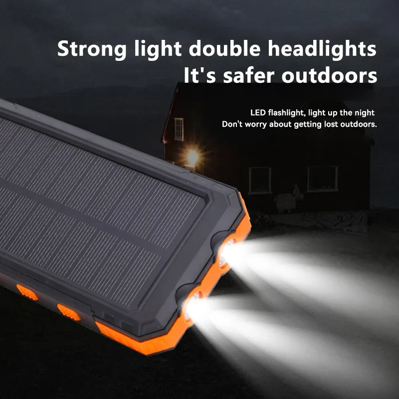 200000mAh Solar Power Bank Por - Solar Emergency Charger บทวิจารณ์และราคา