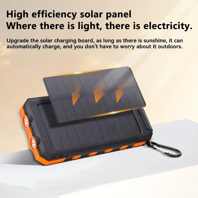 200000mAh Solar Power Bank Por - Solar Emergency Charger บทวิจารณ์และราคา