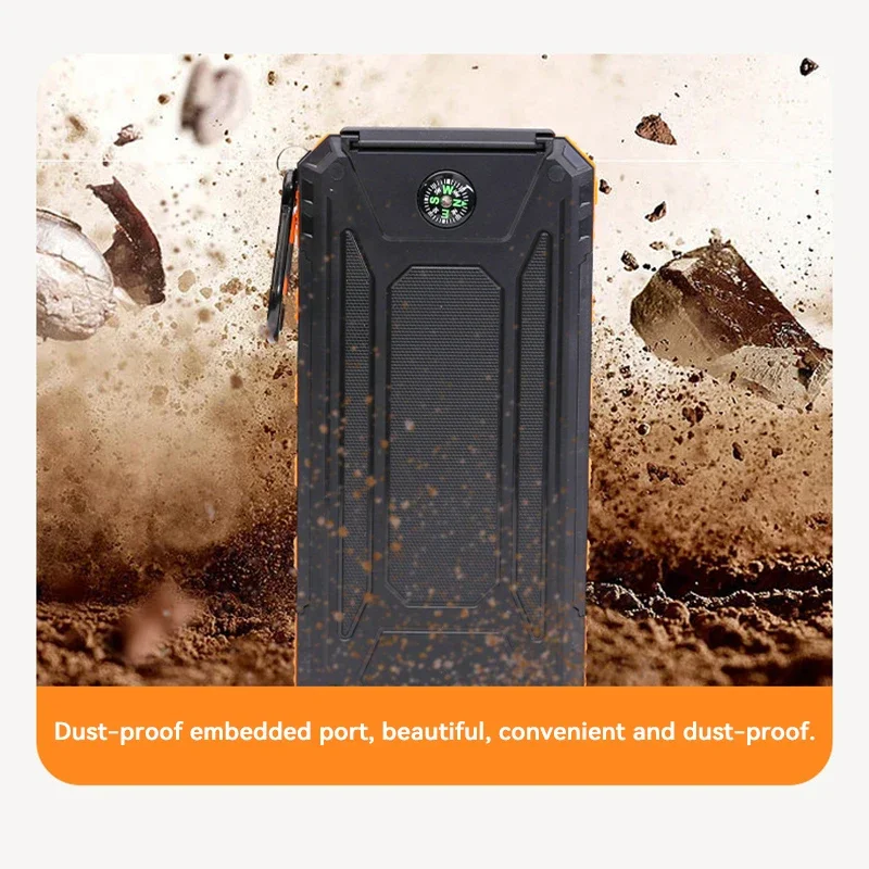 200000mAh Solar Power Bank Por - Solar Emergency Charger บทวิจารณ์และราคา