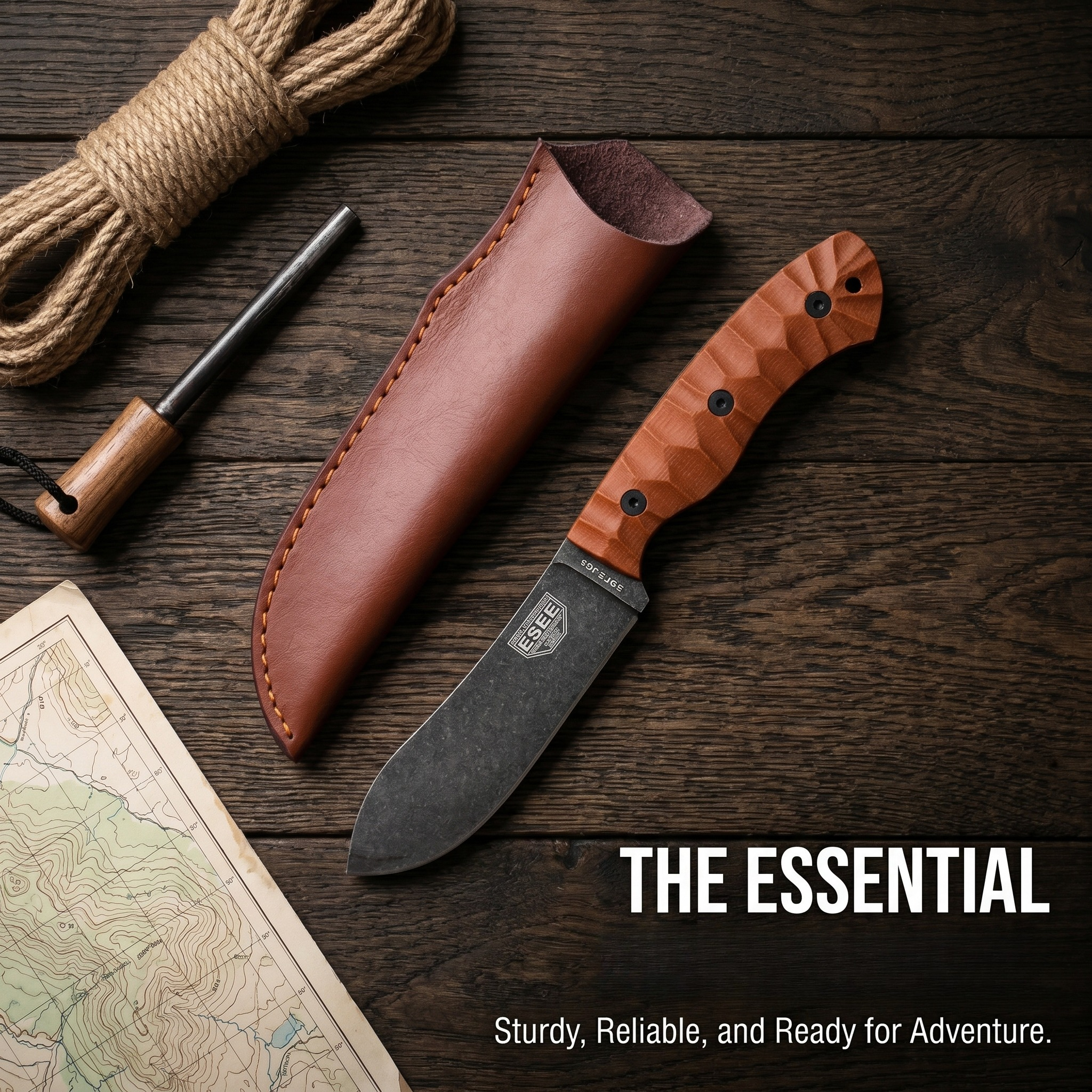 JG5 Fixed Blade with Sheath Ju - Bushcraft Knife Fixed บทวิจารณ์และราคา