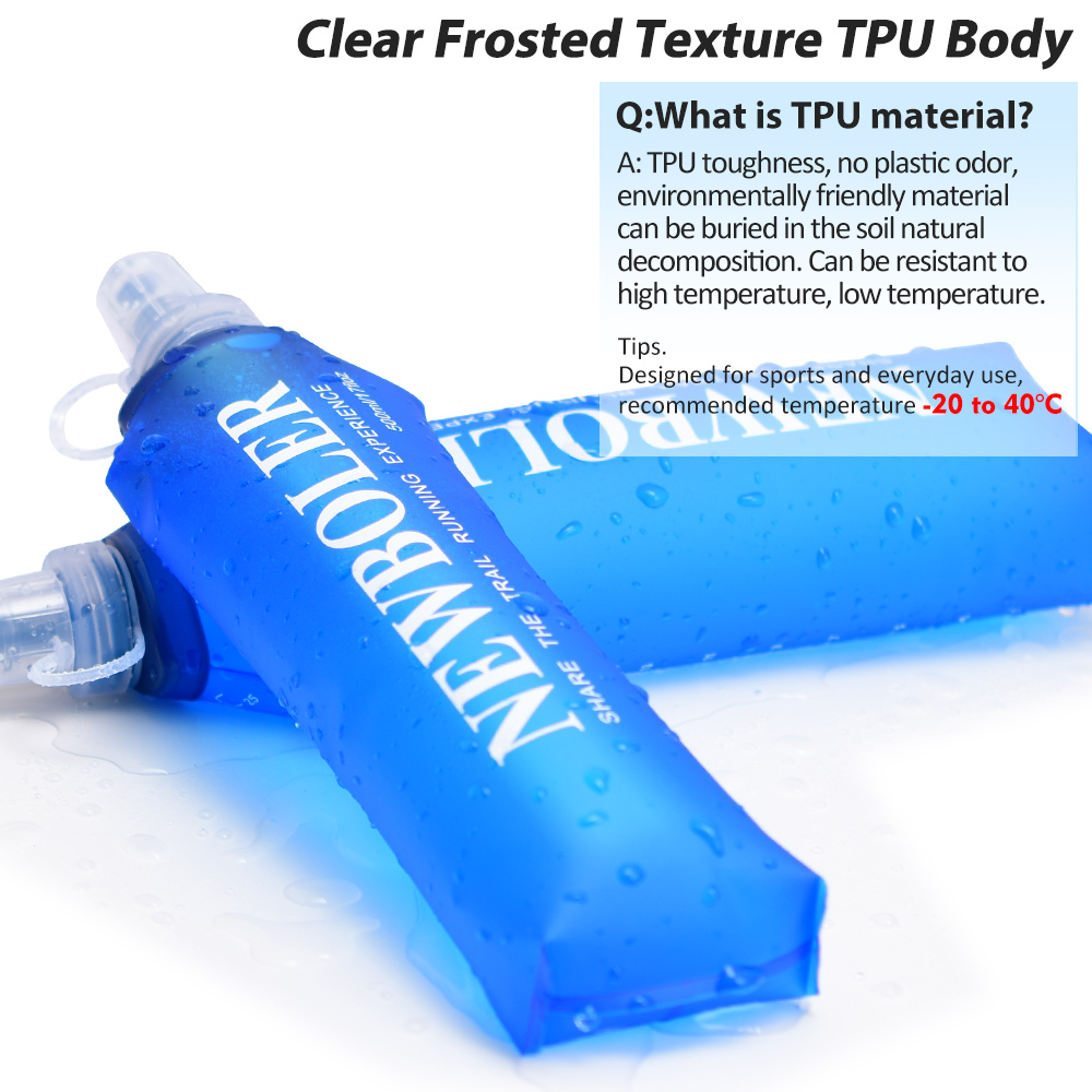 250/500/750ML Water Bottle TPU - Water Bag Collapsible บทวิจารณ์และราคา