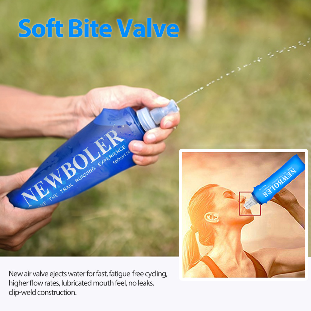 250/500/750ML Water Bottle TPU - Water Bag Collapsible บทวิจารณ์และราคา
