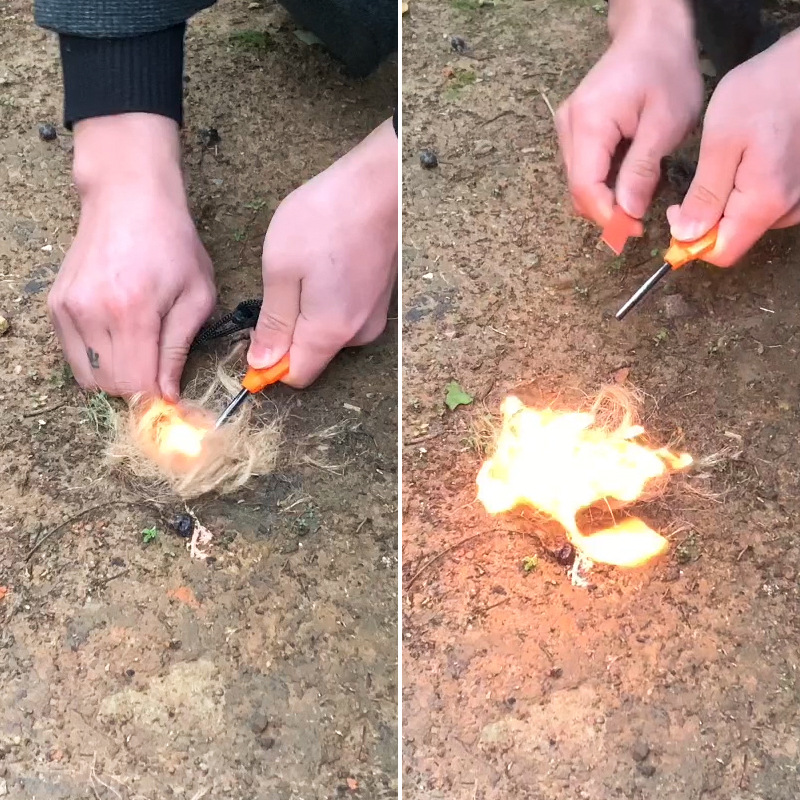 Outdoor Survival Flint Fire St - Fire Starting Kit บทวิจารณ์และราคา