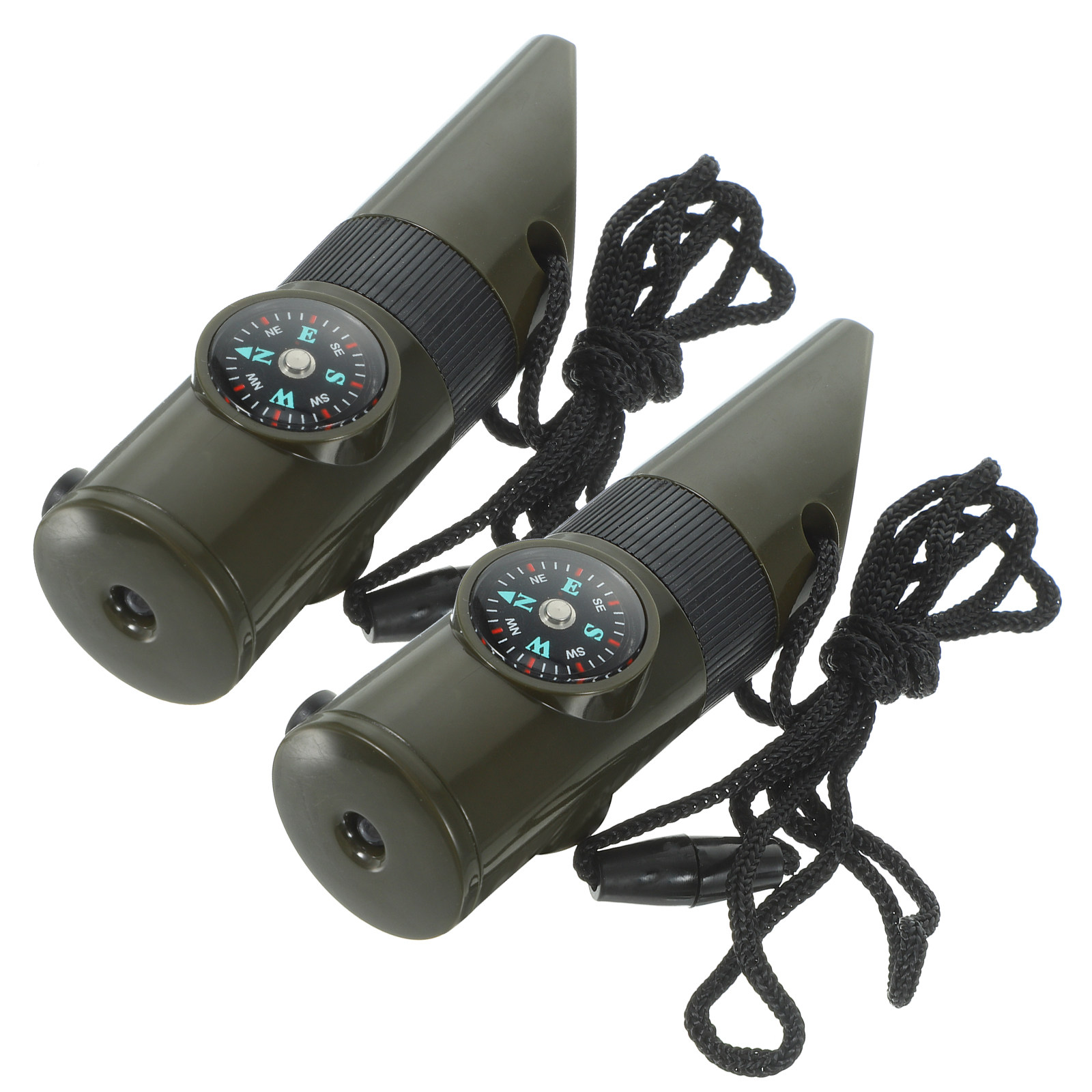2Pcs 7-in-1 Survival Whistle A - Emergency Whistle Loud บทวิจารณ์และราคา