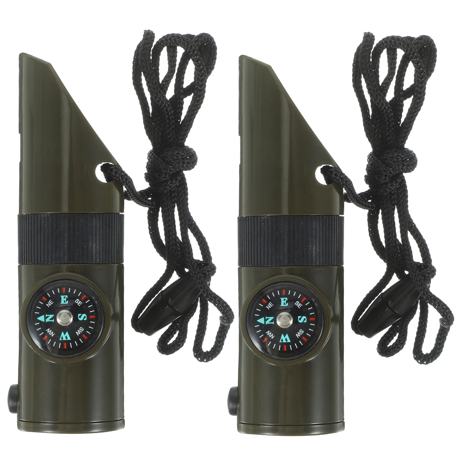 2Pcs 7-in-1 Survival Whistle A - Emergency Whistle Loud บทวิจารณ์และราคา