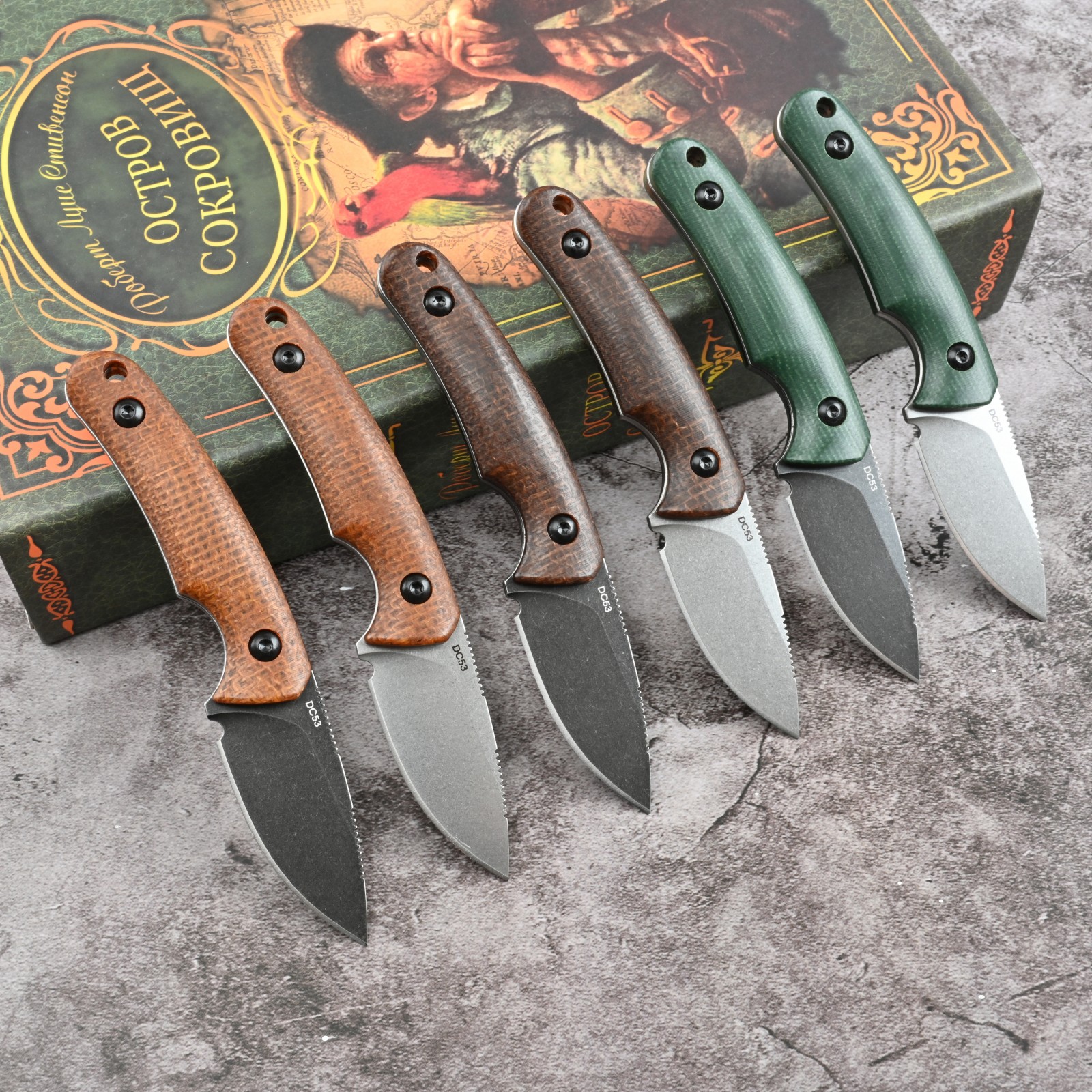 Premium SDOKEDC DC53 Steel EDC - Bushcraft Knife Fixed บทวิจารณ์และราคา