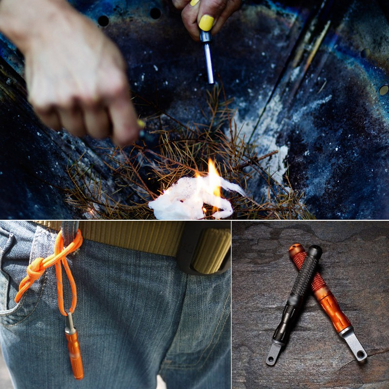 2PCS  Multifunctional Flint Wa - Magnesium Fire Starter บทวิจารณ์และราคา