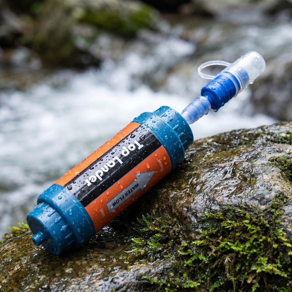 Mini Mini Water Filter Straw S - Water Purification Straw บทวิจารณ์และราคา
