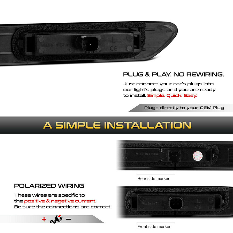 Smoked Lens Front Amber / Rear - Signal Flare Kit บทวิจารณ์และราคา