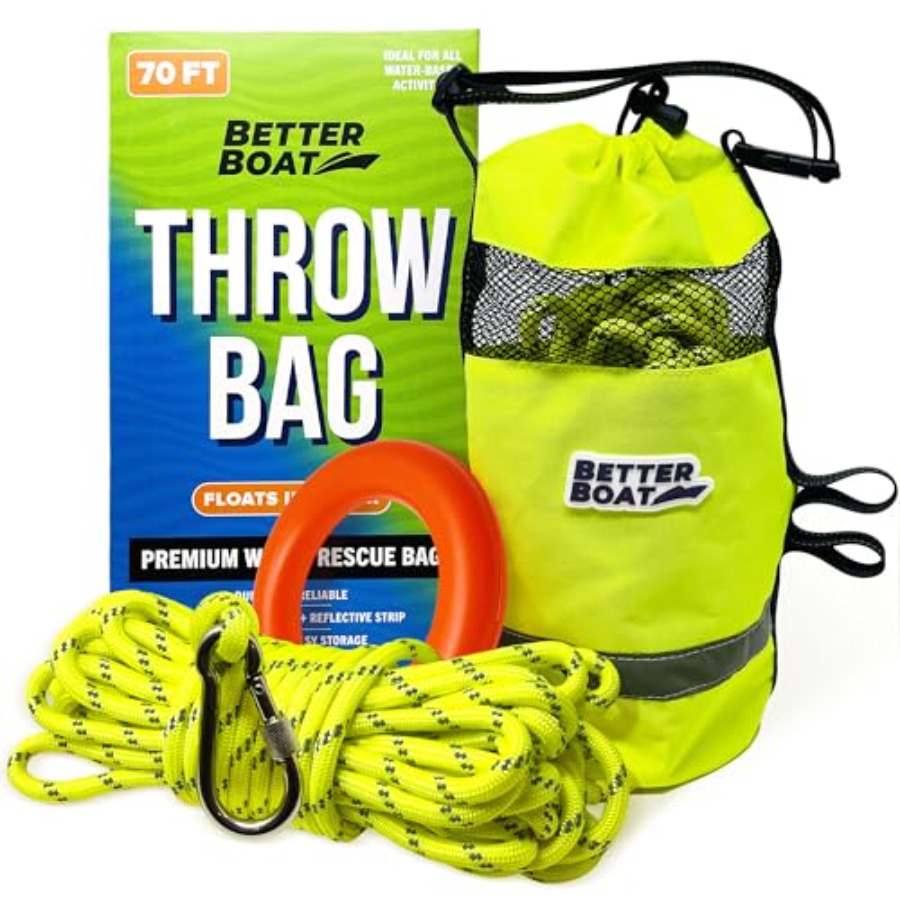 Water Throw Bag for Rescue Rop - Rescue Rope Throw บทวิจารณ์และราคา