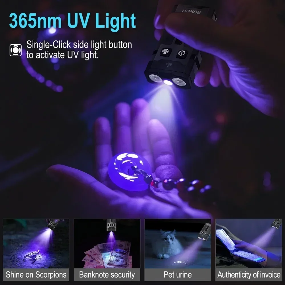BORUiT EV20 1100LM EDC UV Keyc - Fishing Kit Compact บทวิจารณ์และราคา