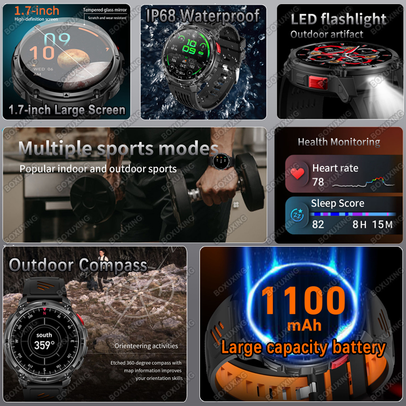 New Military Grade 1100mAh Bat - Compass Lensatic บทวิจารณ์และราคา