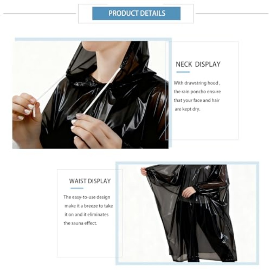 Disposable Rain Ponchos for /A - Emergency Poncho Rain บทวิจารณ์และราคา