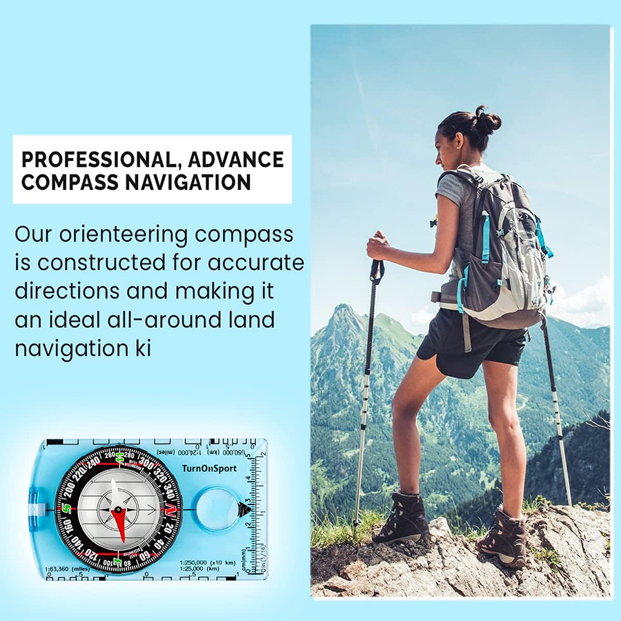 Professional Waterproof Campin - Compass Lensatic บทวิจารณ์และราคา