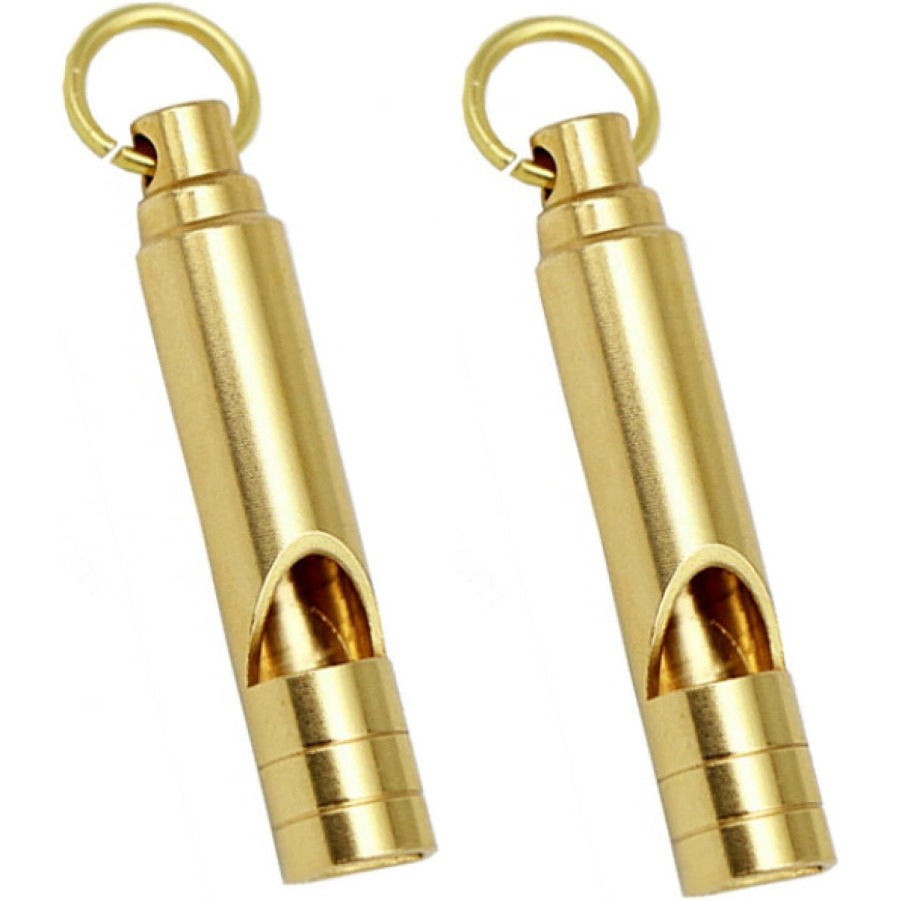 1/5pcs Brass Metal Emergency W - Emergency Whistle Loud บทวิจารณ์และราคา