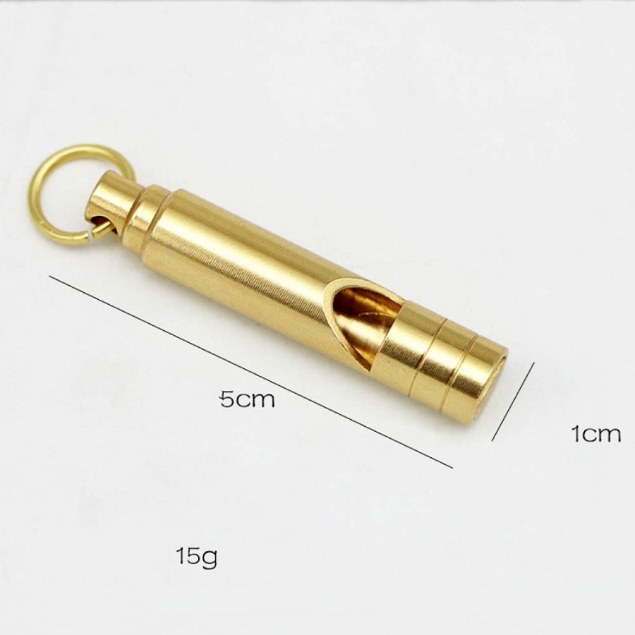 1/5pcs Brass Metal Emergency W - Emergency Whistle Loud บทวิจารณ์และราคา