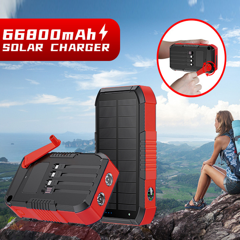 Hand Crank Solar Power Bank 66 - Solar Emergency Charger บทวิจารณ์และราคา