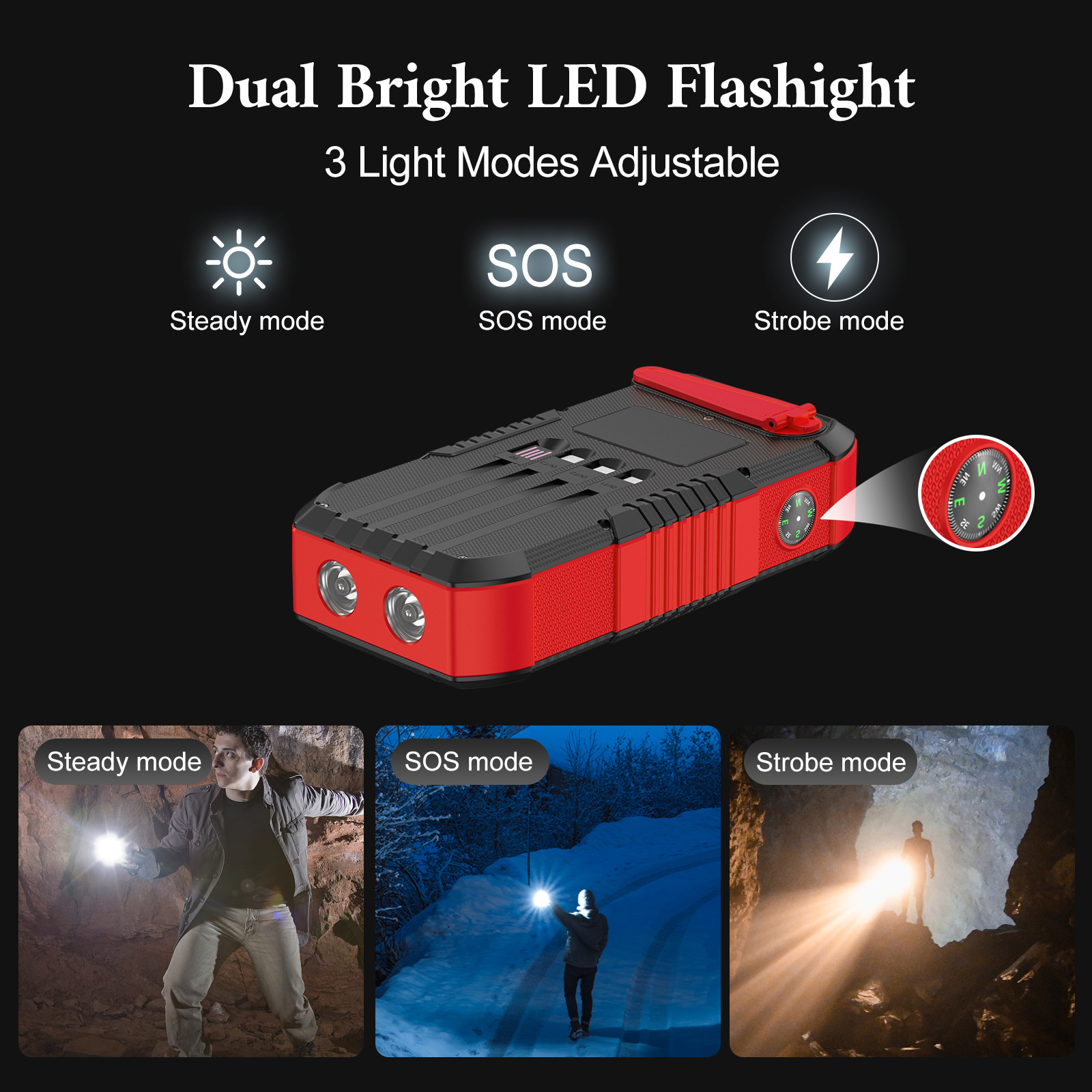 Hand Crank Solar Power Bank 66 - Solar Emergency Charger บทวิจารณ์และราคา