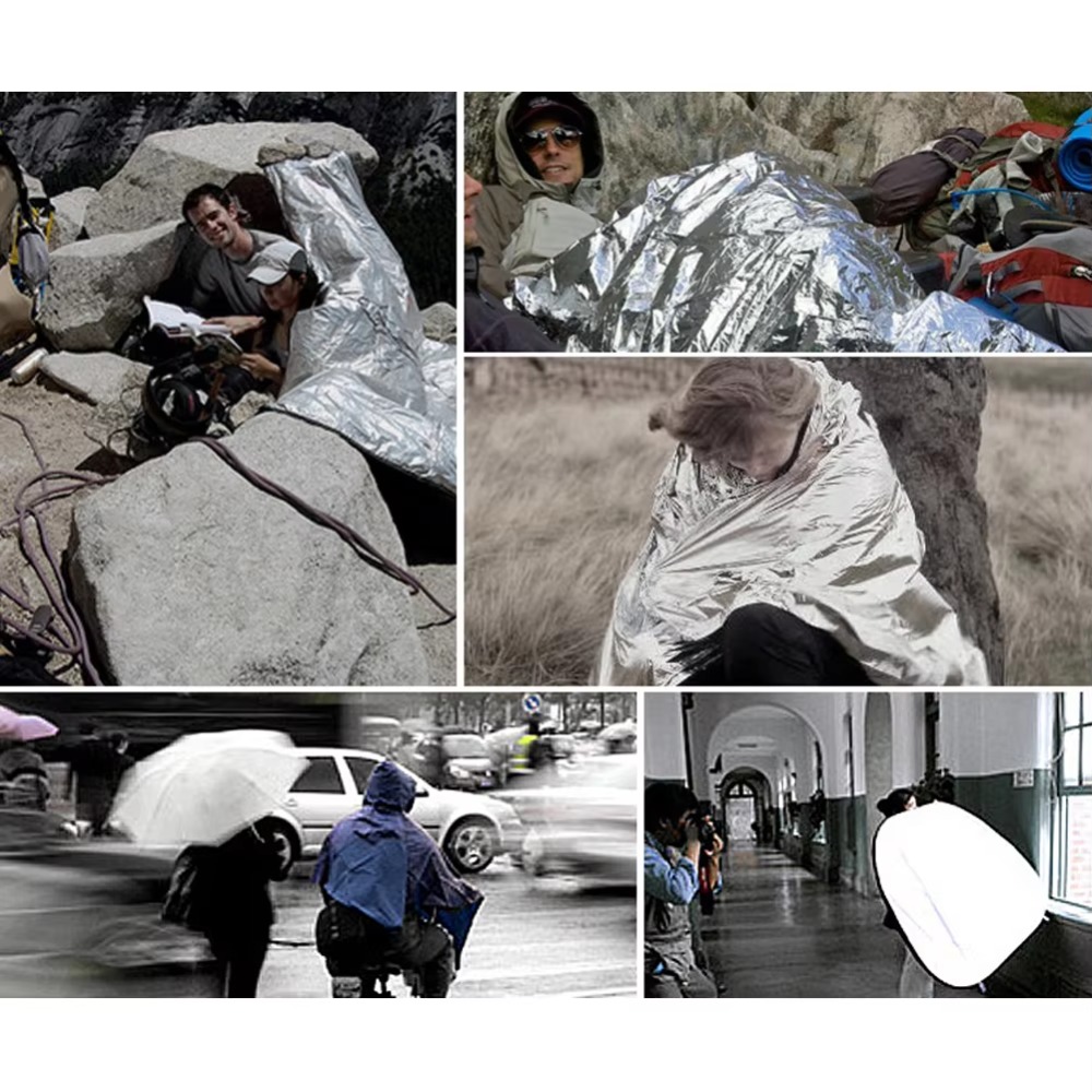 Mylar foil Emergency Survival  - Emergency Mylar Tent บทวิจารณ์และราคา