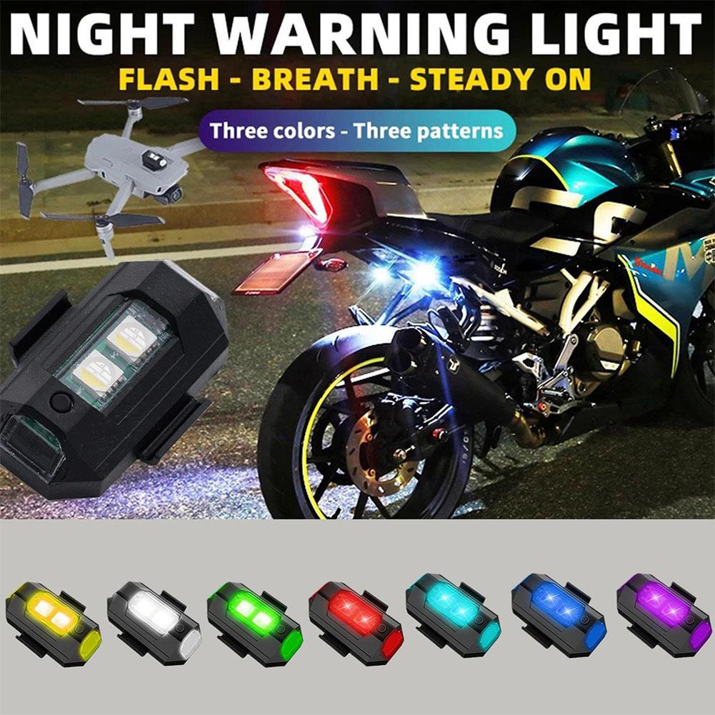 2PCS Mini LED Strobe Lights De - Sos Light Strobe บทวิจารณ์และราคา
