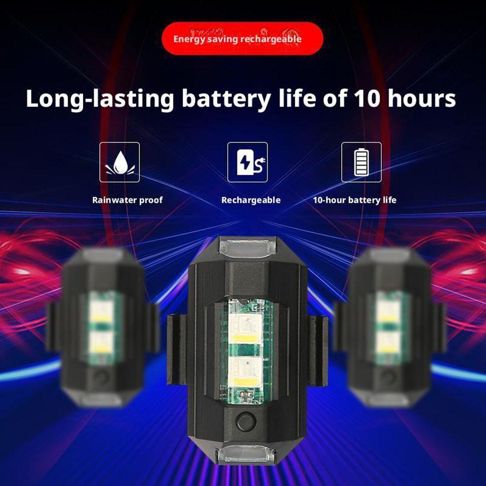 2PCS Mini LED Strobe Lights De - Sos Light Strobe บทวิจารณ์และราคา