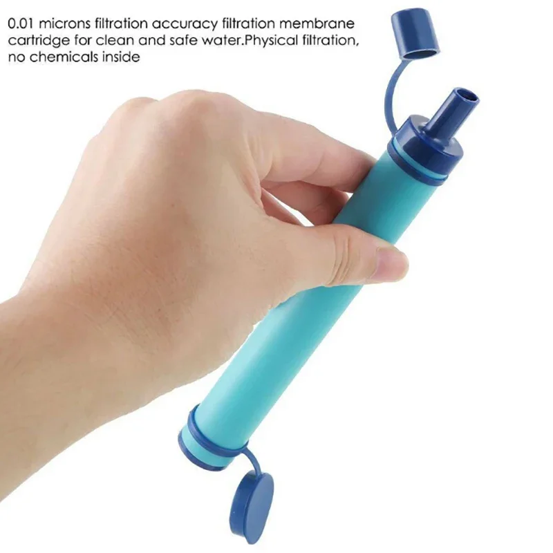 1pc Outdoor Mini Water Filter  - Water Purification Straw บทวิจารณ์และราคา