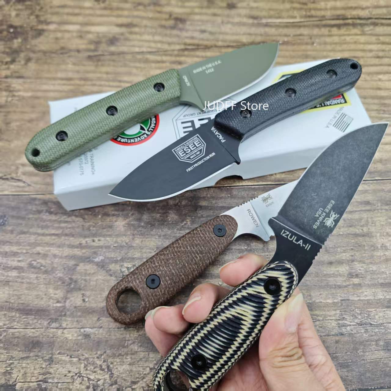 ESEE IZULA/ PACAYA Outdoor Fix - Bushcraft Knife Fixed บทวิจารณ์และราคา