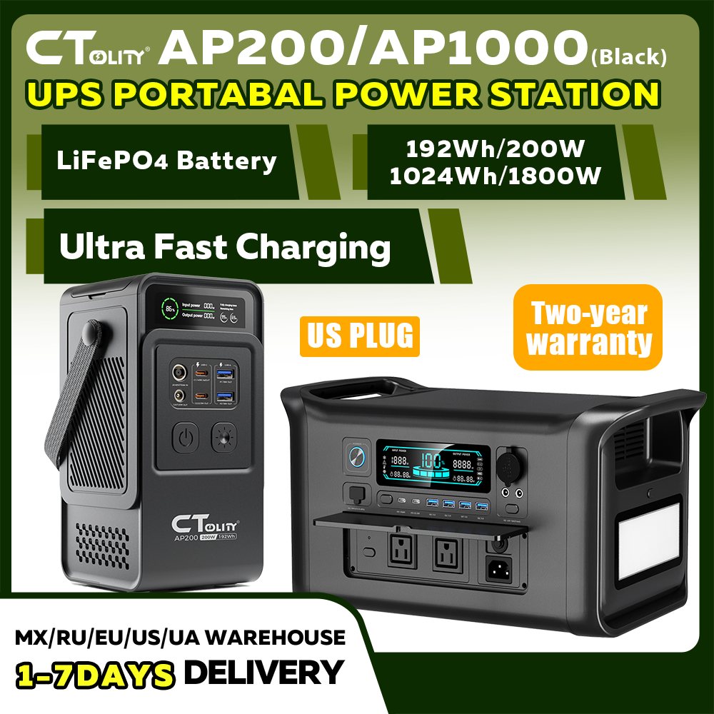 CTOLITY AP200 AP1000 Black sty - Solar Emergency Charger บทวิจารณ์และราคา