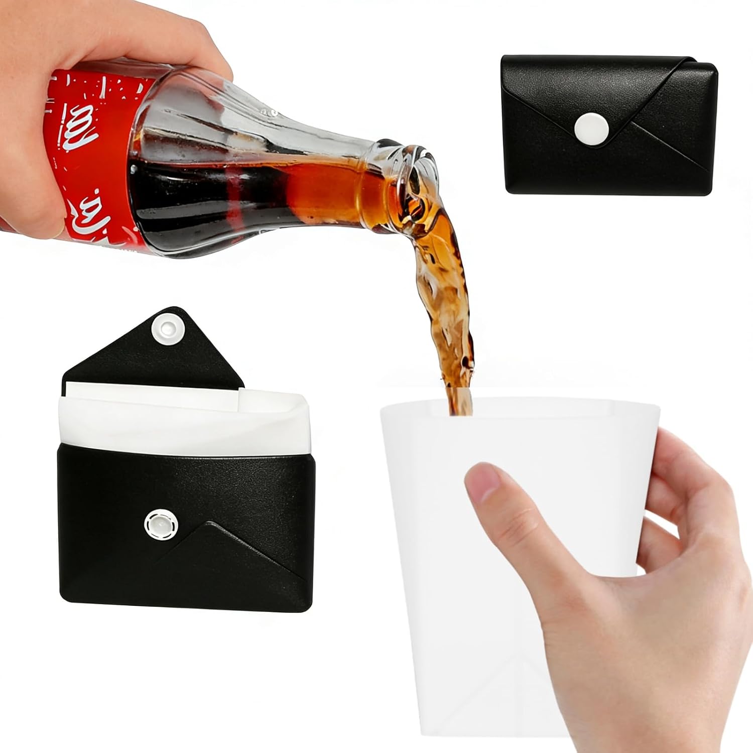 Silicone Collapsible Travel Cu - Water Bag Collapsible บทวิจารณ์และราคา