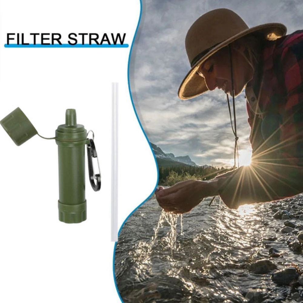 Mini Mini Water Filter Straw S - Water Purification Straw บทวิจารณ์และราคา