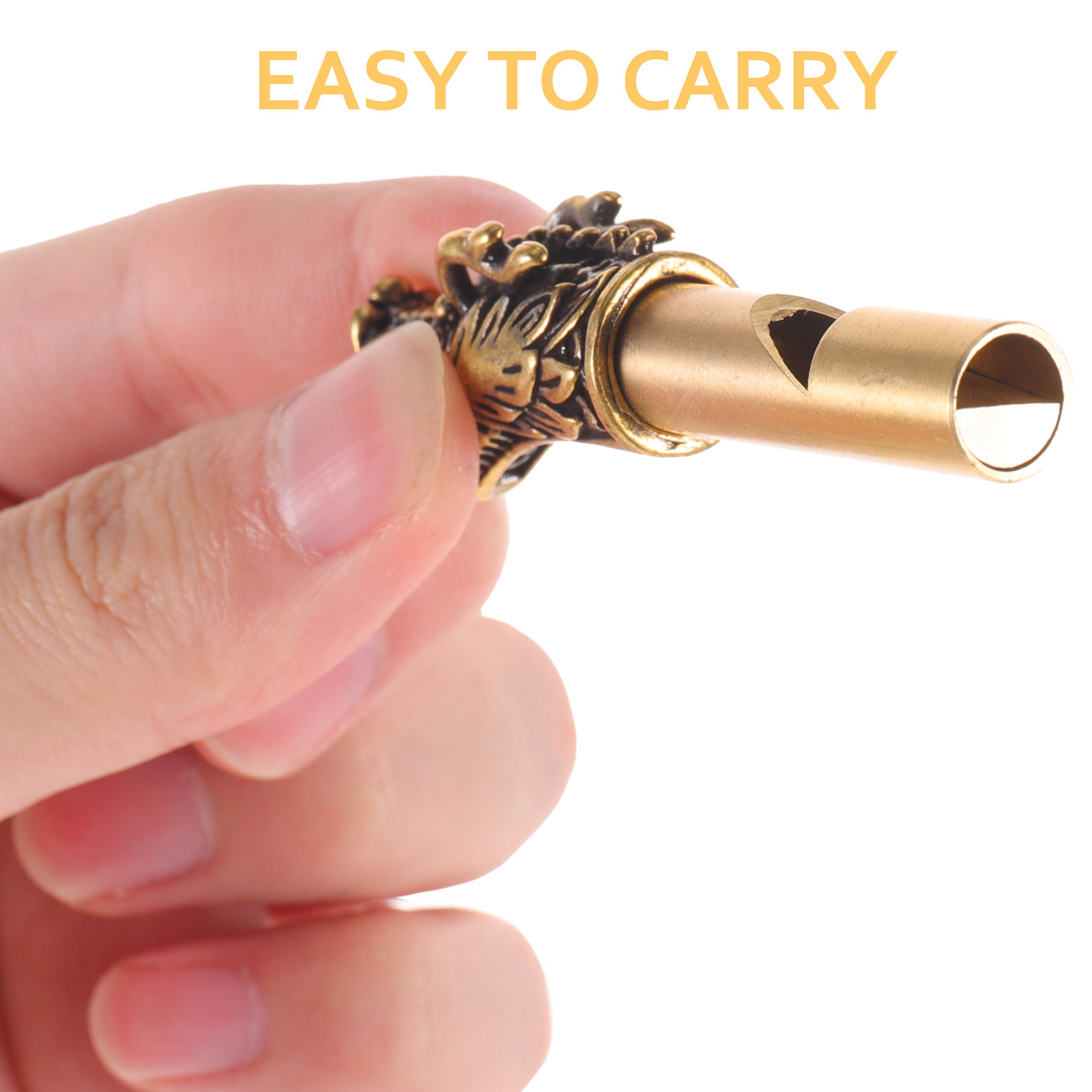 Delicate Brass Whistle Keychai - Emergency Whistle Loud บทวิจารณ์และราคา