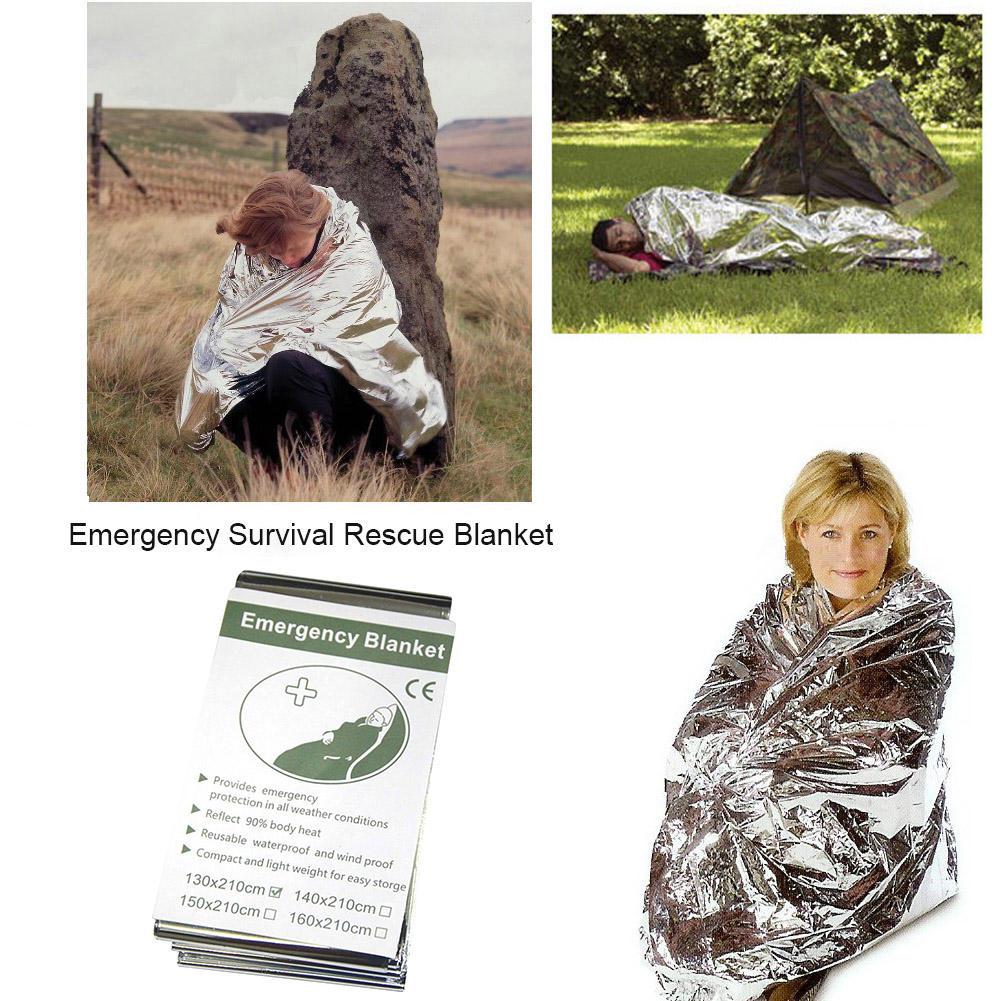 5Pcs Outdoor Emergency Blanket - Bivy Bag Emergency บทวิจารณ์และราคา