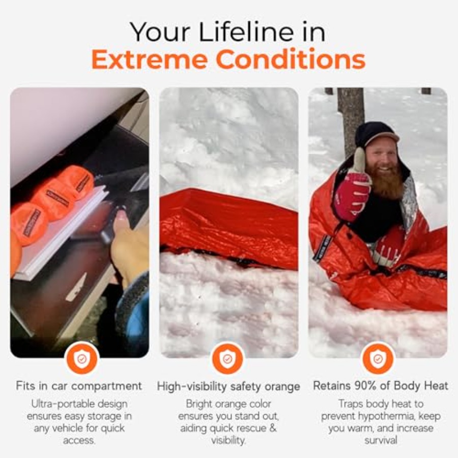 Emergency Sleeping Bag Ultrali - Emergency Mylar Tent บทวิจารณ์และราคา